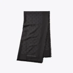 Tory Burch T Monogram Jacquard Traveler Scarf 19 Tory Burch T Monogram Jacquard Traveler Scarf -Chic Style Shop T20Monogram20Jacquard20Traveler20Scarf.TB 84660 001 SLFOL.pdp 1200x1200 1