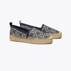 Tory Burch T Monogram Platform Espadrille