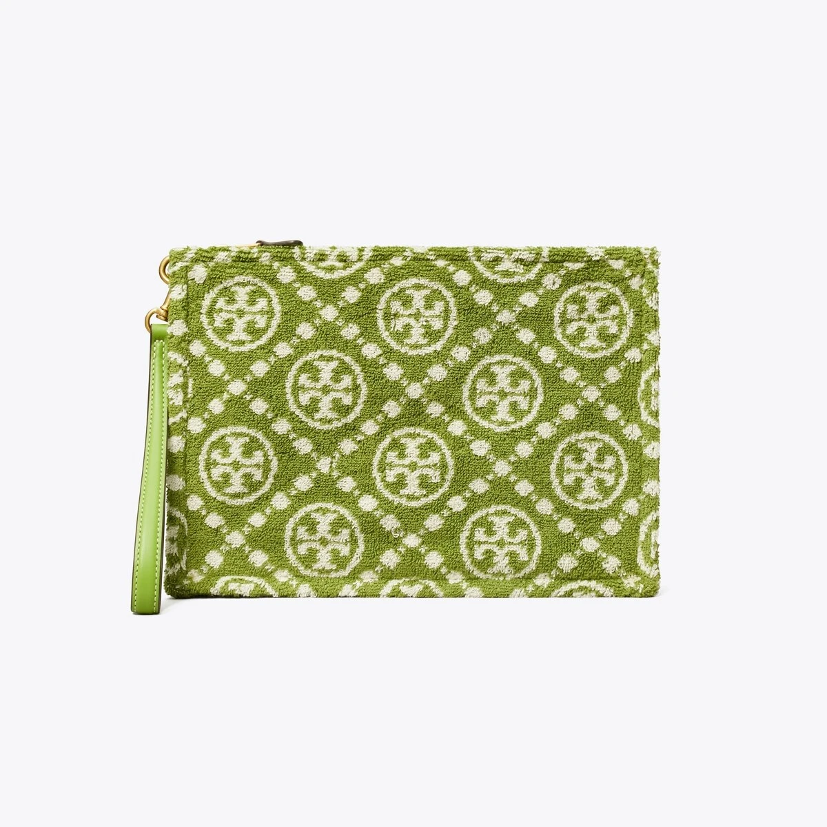 Tory Burch T Monogram Terry Pouch 9 Tory Burch T Monogram Terry Pouch - Image 7