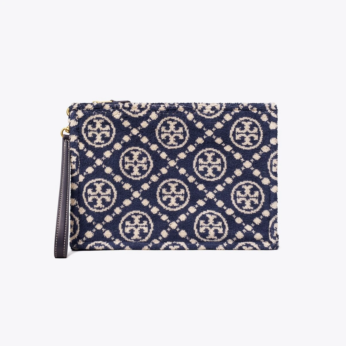 Tory Burch T Monogram Terry Pouch 11 Tory Burch T Monogram Terry Pouch - Image 9