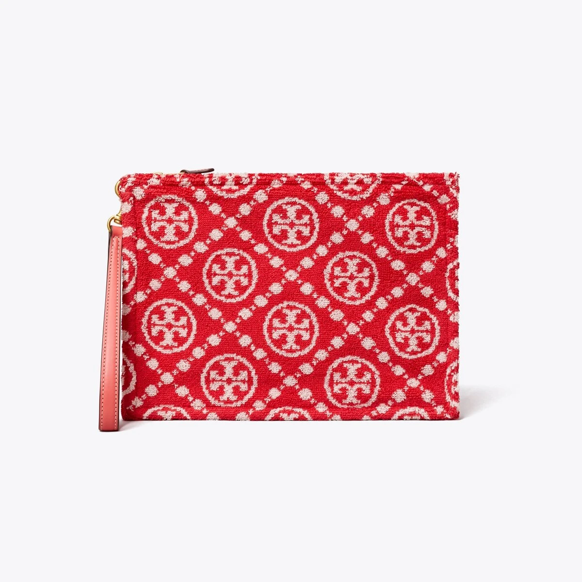 Tory Burch T Monogram Terry Pouch 4 Tory Burch T Monogram Terry Pouch - Image 2