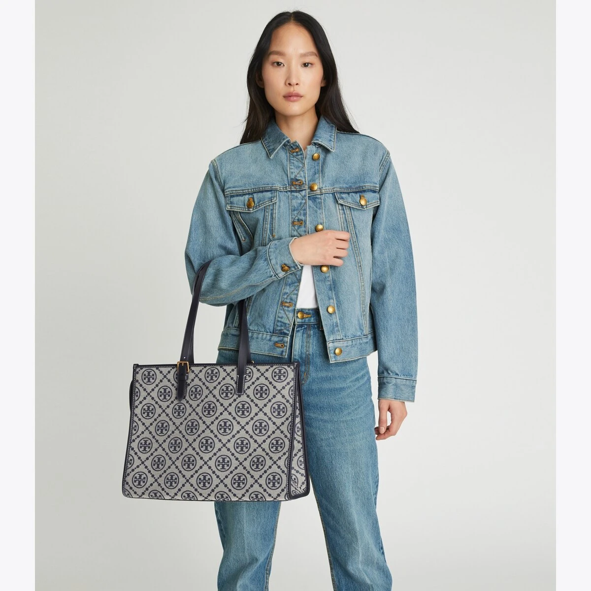 Tory Burch T Monogram Tote 4 Tory Burch T Monogram Tote - Image 2