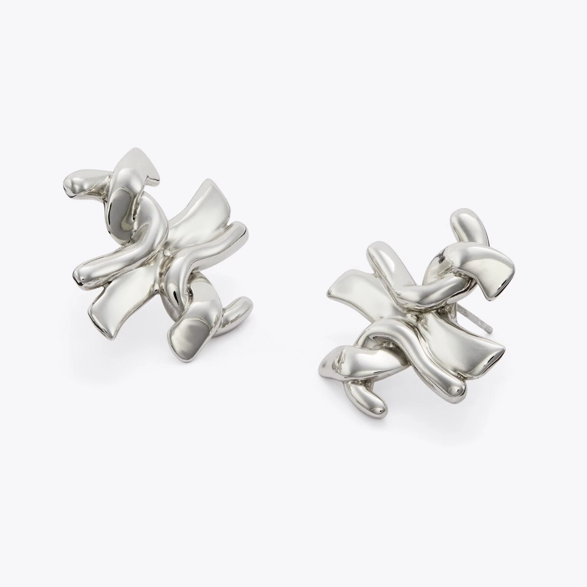Tory Burch Twisted T Stud Earring 4 Tory Burch Twisted T Stud Earring - Image 2