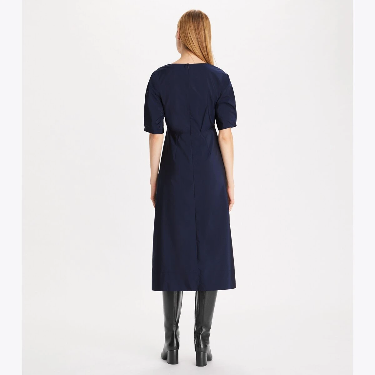 Tory Burch V-Neck Tech Poplin Dress 3 Tory Burch V-Neck Tech Poplin Dress