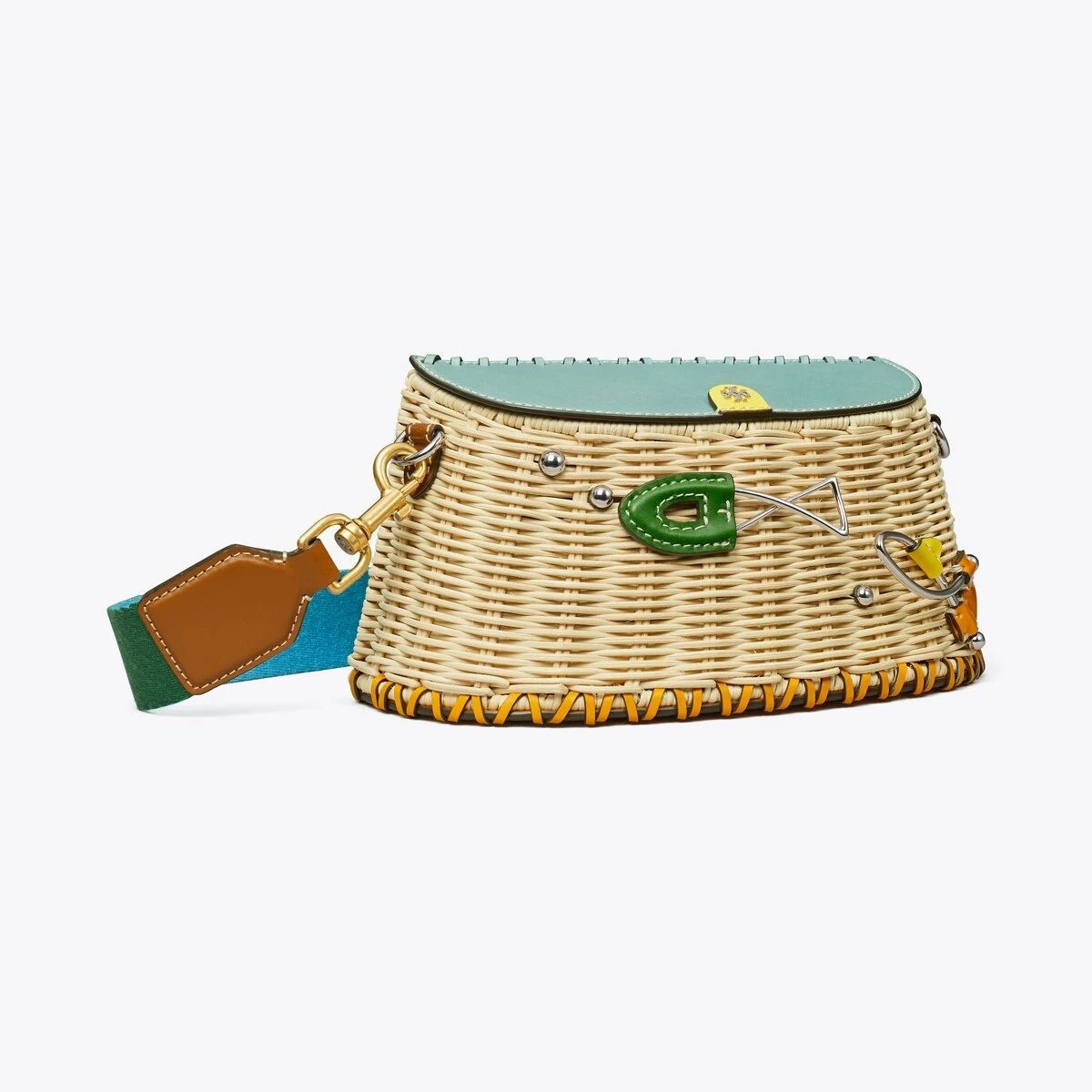 Tory Burch Wicker Fisherman Creel Bag 4 Tory Burch Wicker Fisherman Creel Bag - Image 2