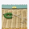 Tory Burch Wicker Fisherman Creel Bag