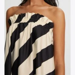 Tory Burch Wide Stripe Long Dress