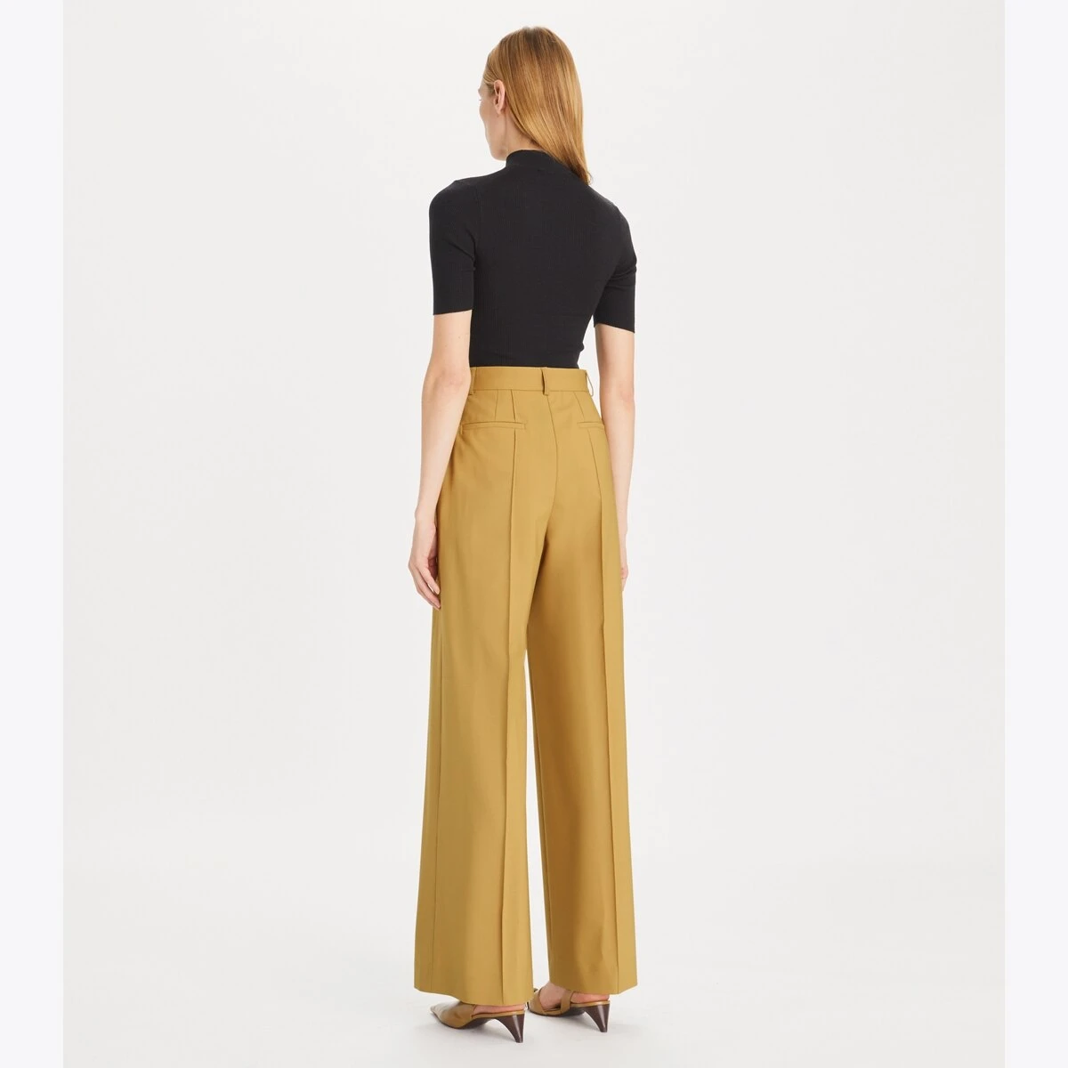 Tory Burch Wool Wide Leg Pant 4 Tory Burch Wool Wide Leg Pant - Image 2